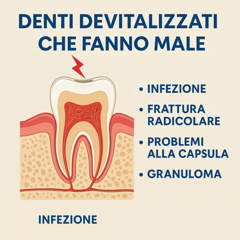 denti devitalizzati che fanno male